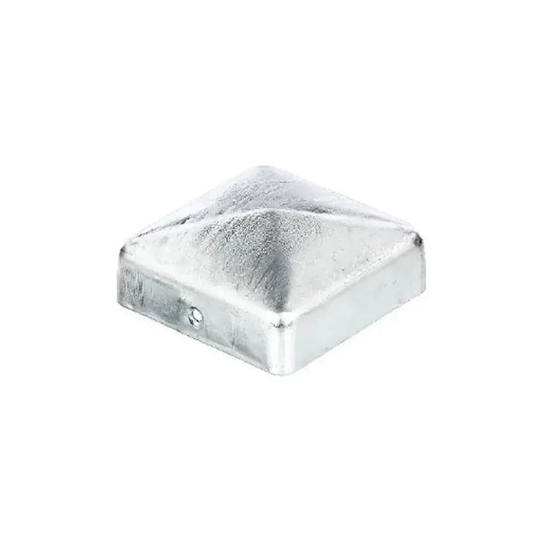 Copripalo quadrato zincato 90x90 mm