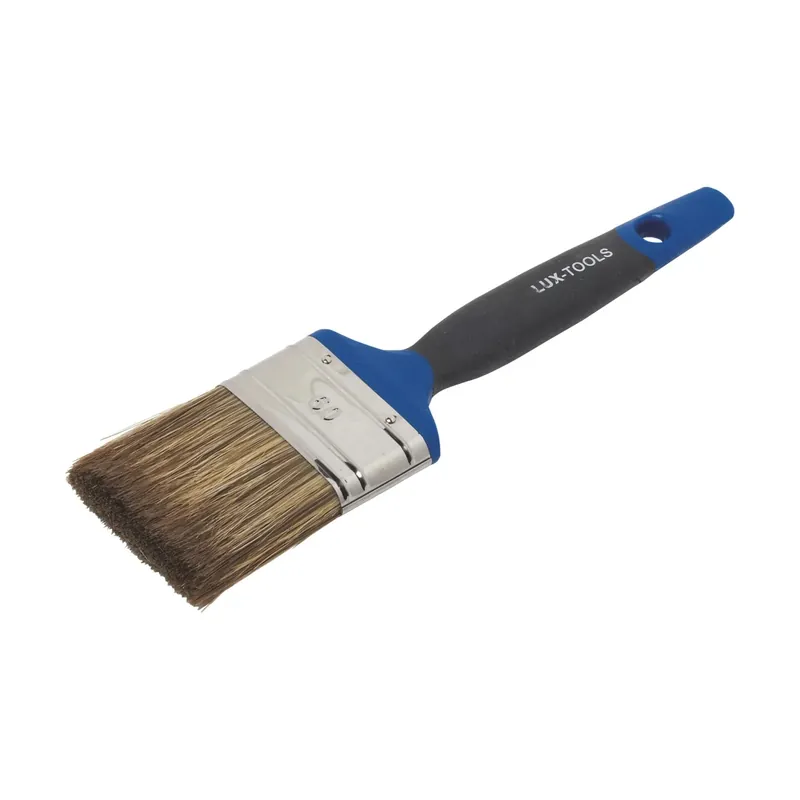 Pennello piatto LUX-TOOLS Soft Grip per vernici trasparenti 60 mm