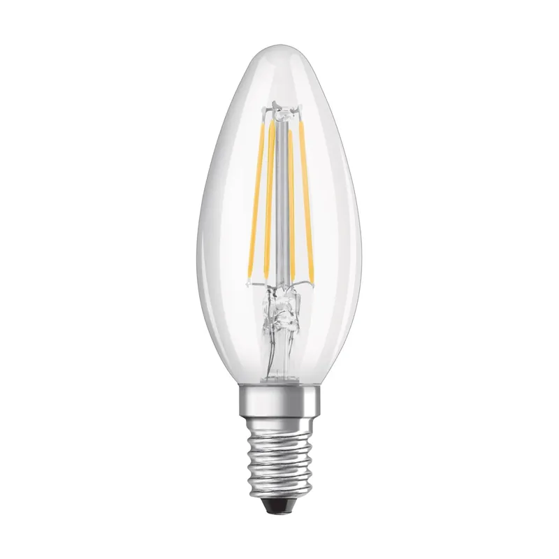 Lampadina LED E14 forma a candela Osram 470lm bianco caldo