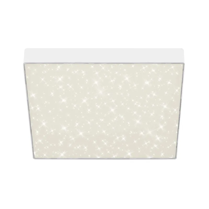 Plafoniera LED Flame Star bianco 28,7x28,7 cm 21W
