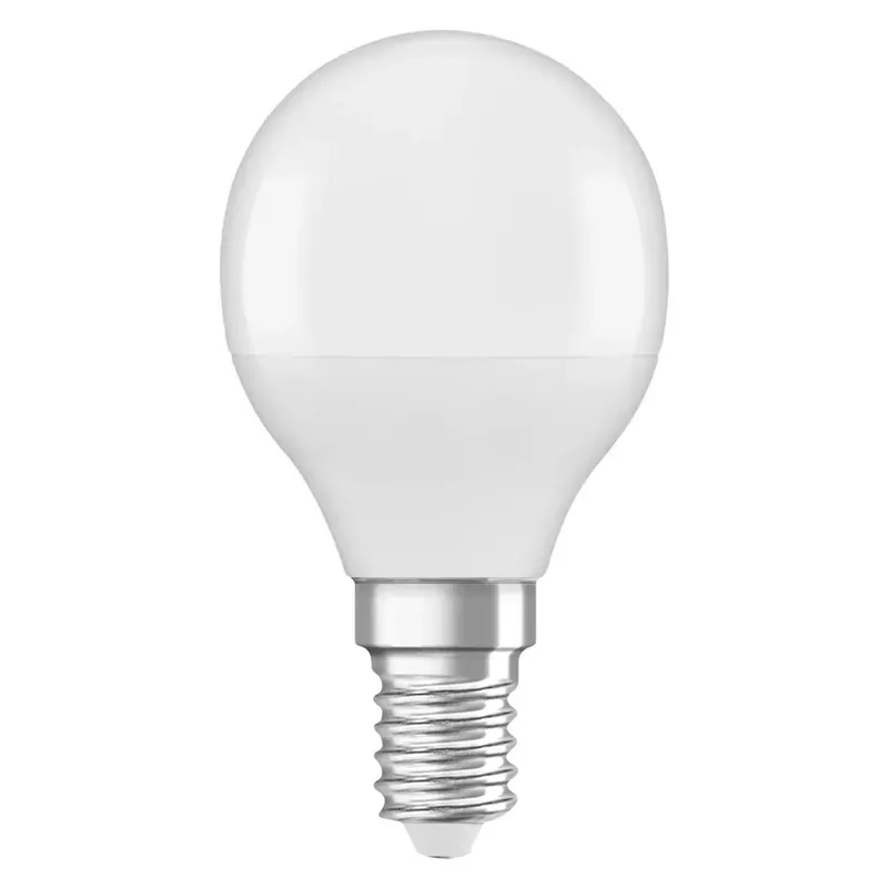 Lampadina LED E14 forma a sfera Osram 470lm bianco opaco 4000K