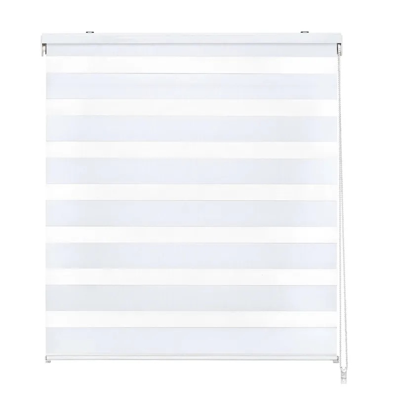 Tenda a rullo notte e giorno bianco 105 x 252 cm