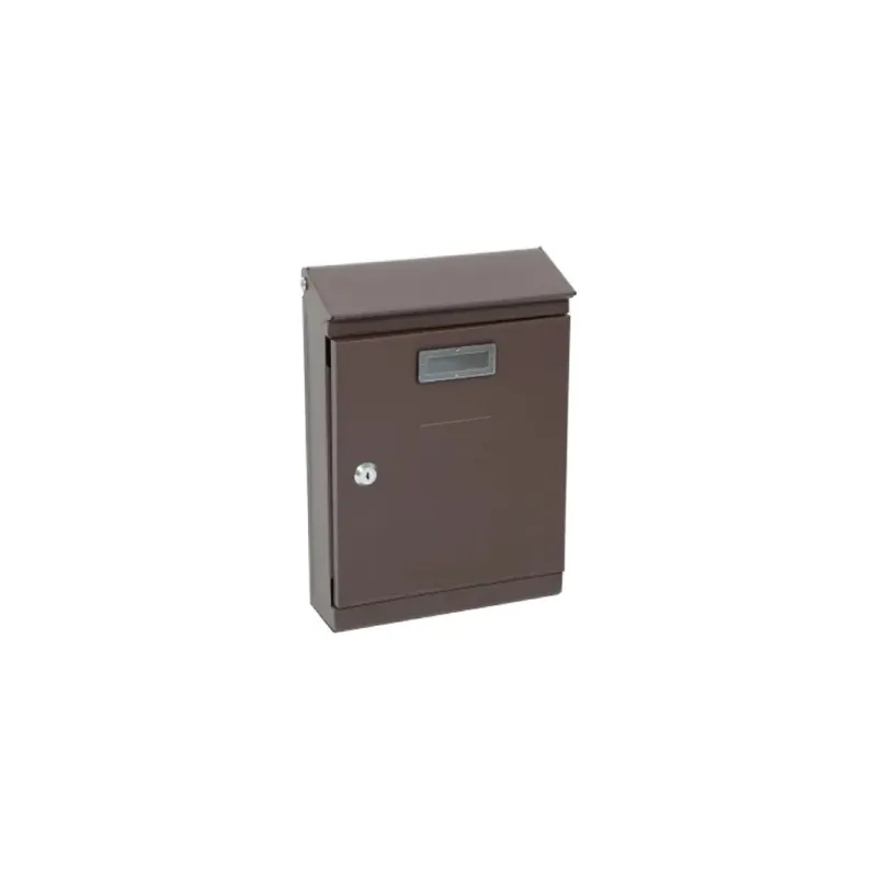 Cassetta postale in lamiera Missive 220x320x80 mm marrone