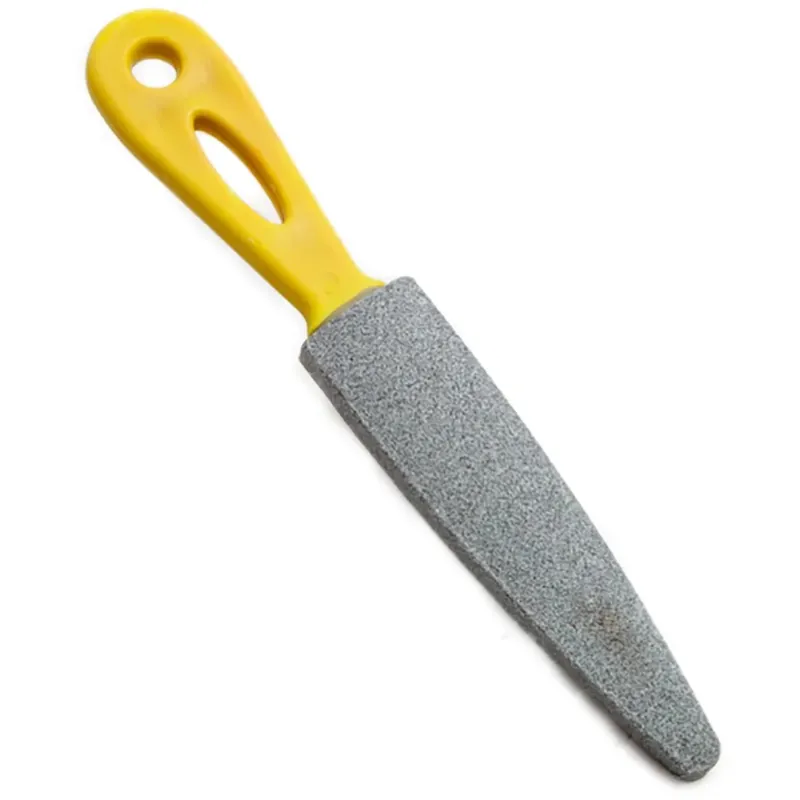Pietra cote smeriglio con manico H 30 cm