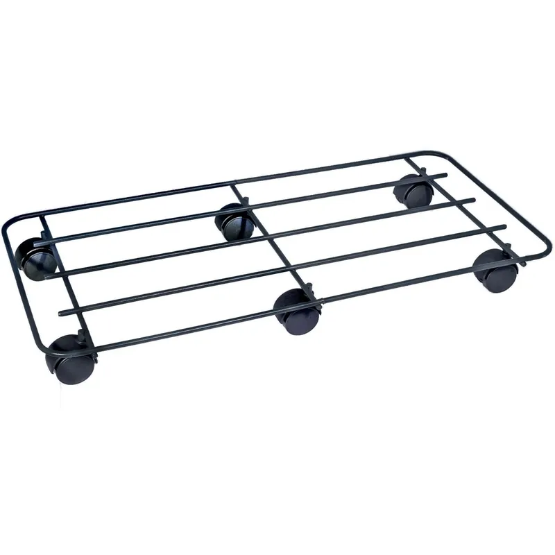 Carrello con ruote spostavaso rettangolare 94x37 cm