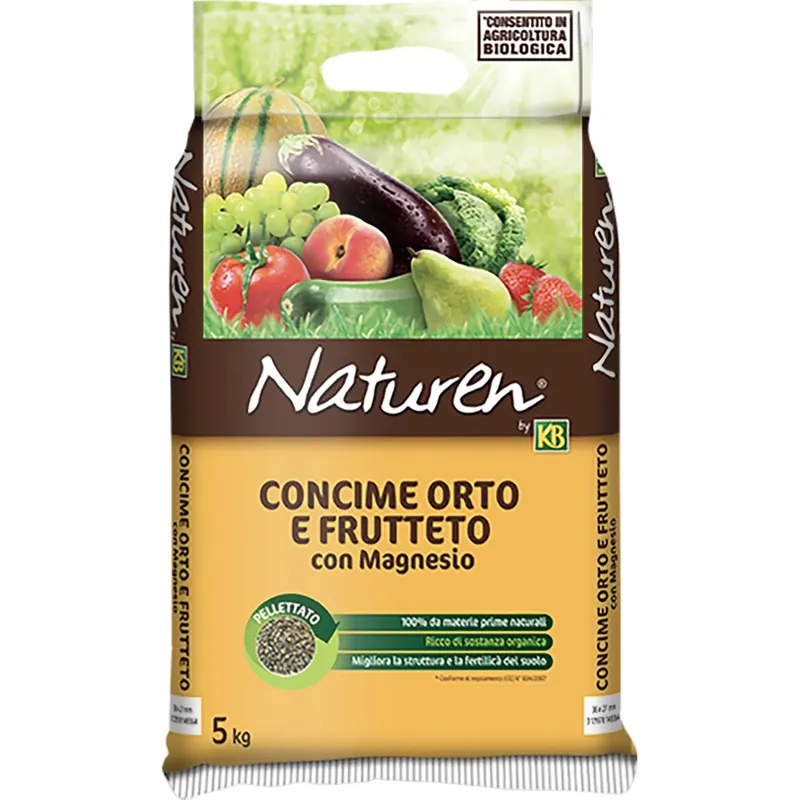 Concime per orto e frutteto pellettato Naturen 5 kg