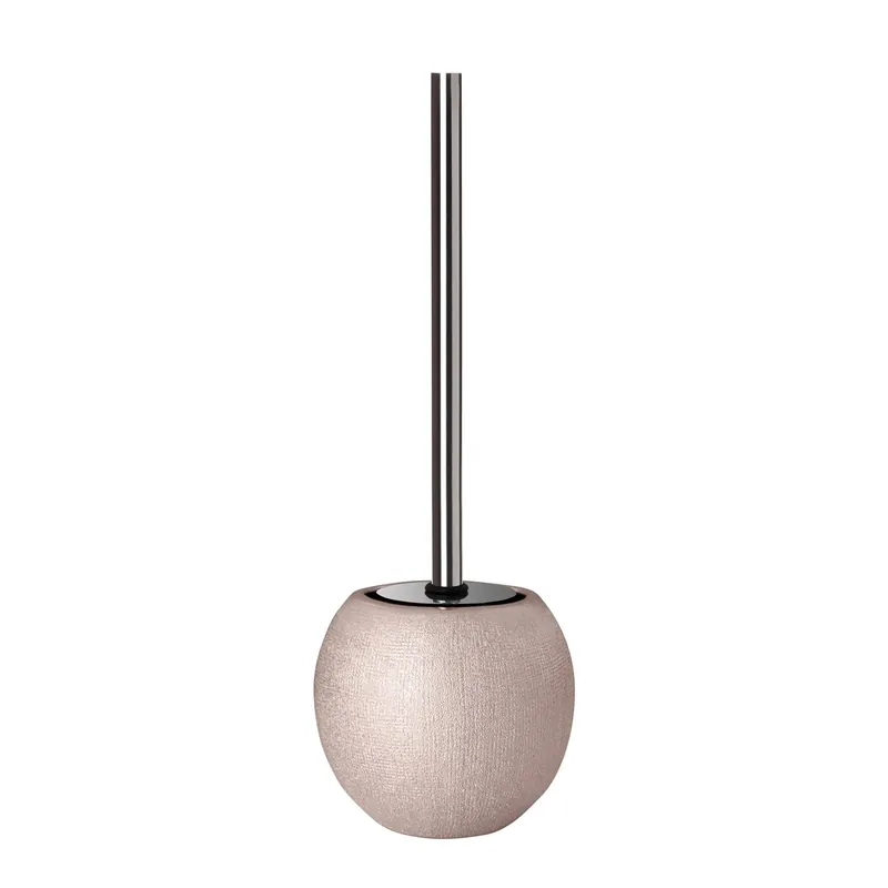 Portascopino bagno Glitter H 36 cm rosa