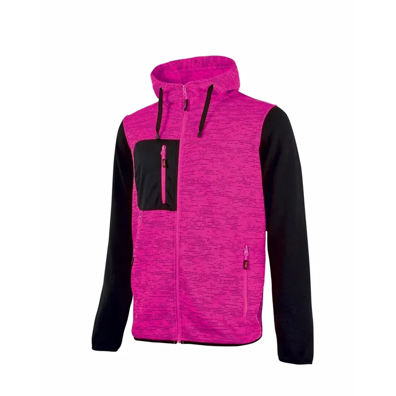 Felpa Upower Rainbow rosa/nero tg. XL