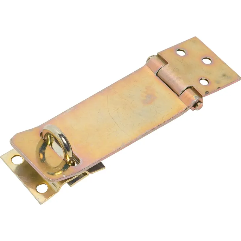 Chiusura di sicurezza zincato 105x30 mm giallo
