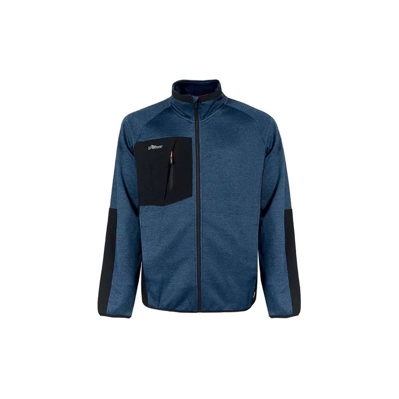 Felpa da lavoro U-Power Hull blu tg S