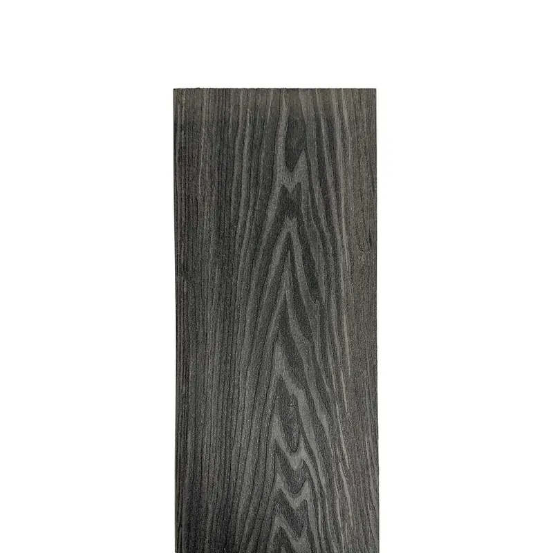 Piastrelle da esterno doga WPC WOOD double face antracite 161x2000 mm