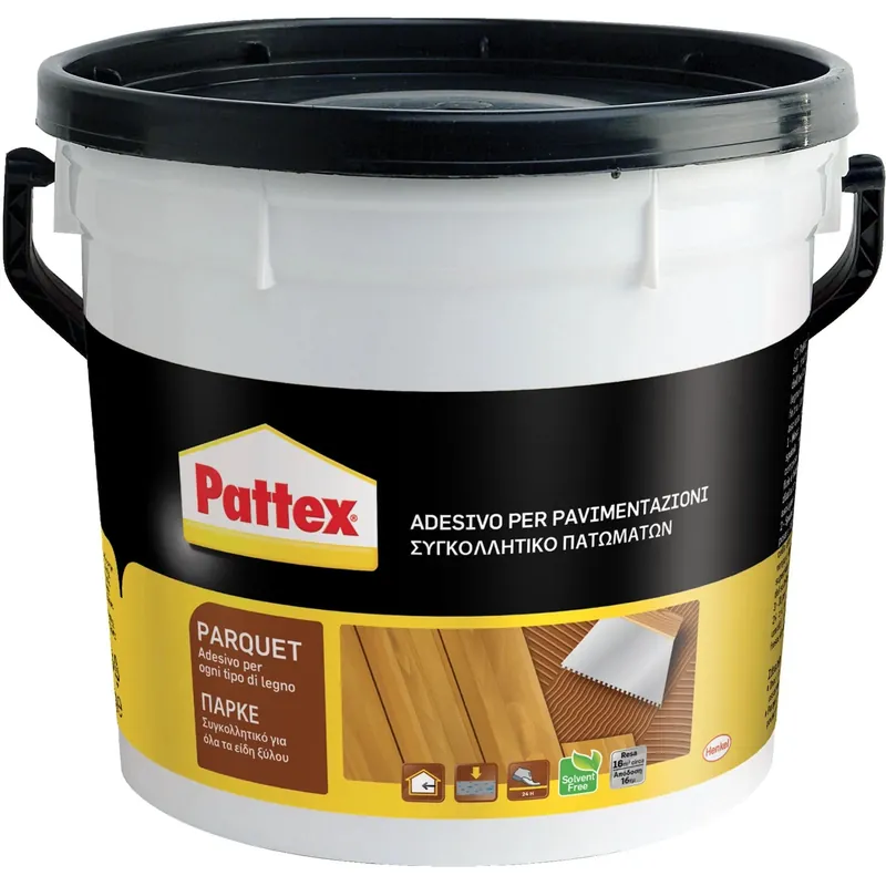 Colla vinilica per pavimenti Pattex Parquet 5 kg