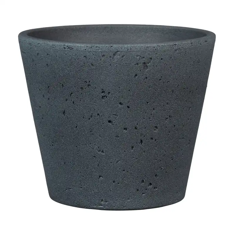 Portavaso da interno Scheurich Roca 701 Ø 24 cm Dark Stone