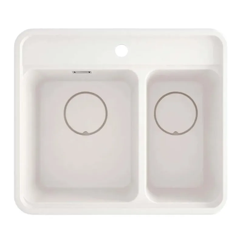 Lavello 1 vasca e mezza Idrostile Varadero 520x229 mm alabastro