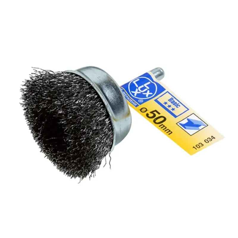 Spazzola a tazza LUX-TOOLS 50 mm grezza