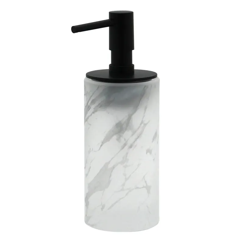 Dispenser sapone Marmor in vetro satinato grigio