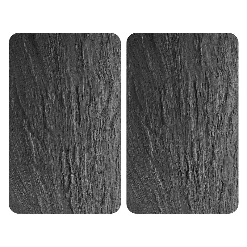 Coprifornelli in vetro universale Ardesia 4 mm 2 pz