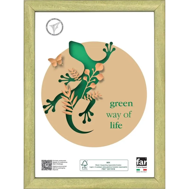 Cornice GARCIA 18x24 cm verde