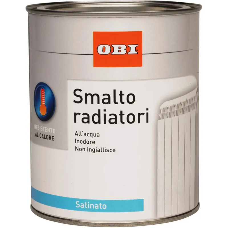 Smalto per radiatori bianco satinato 750 ml