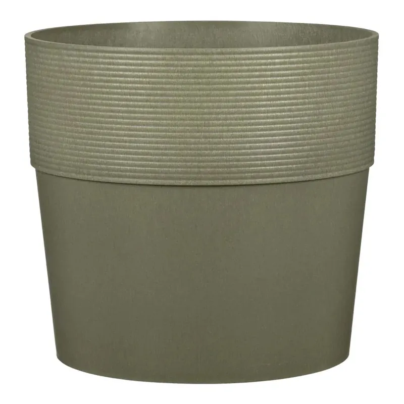 Coprivaso in plastica Groove Ø 28,5 cm cachi