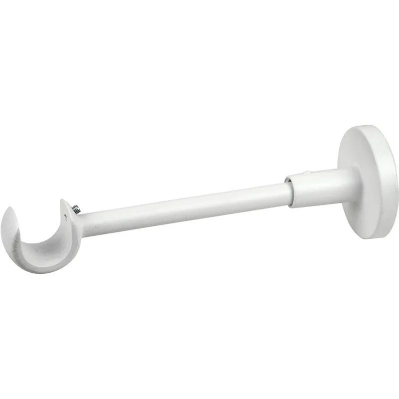 Supporto bastone tenda singolo Ø 20 mm bianco