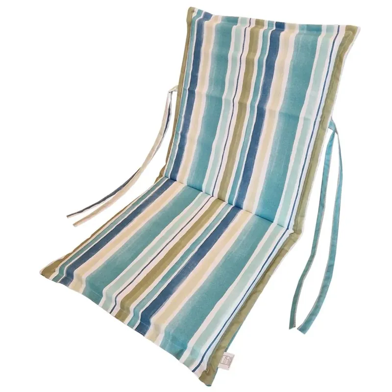 Cuscino spalla bassa con aletta 90x45 cm riga azzurro