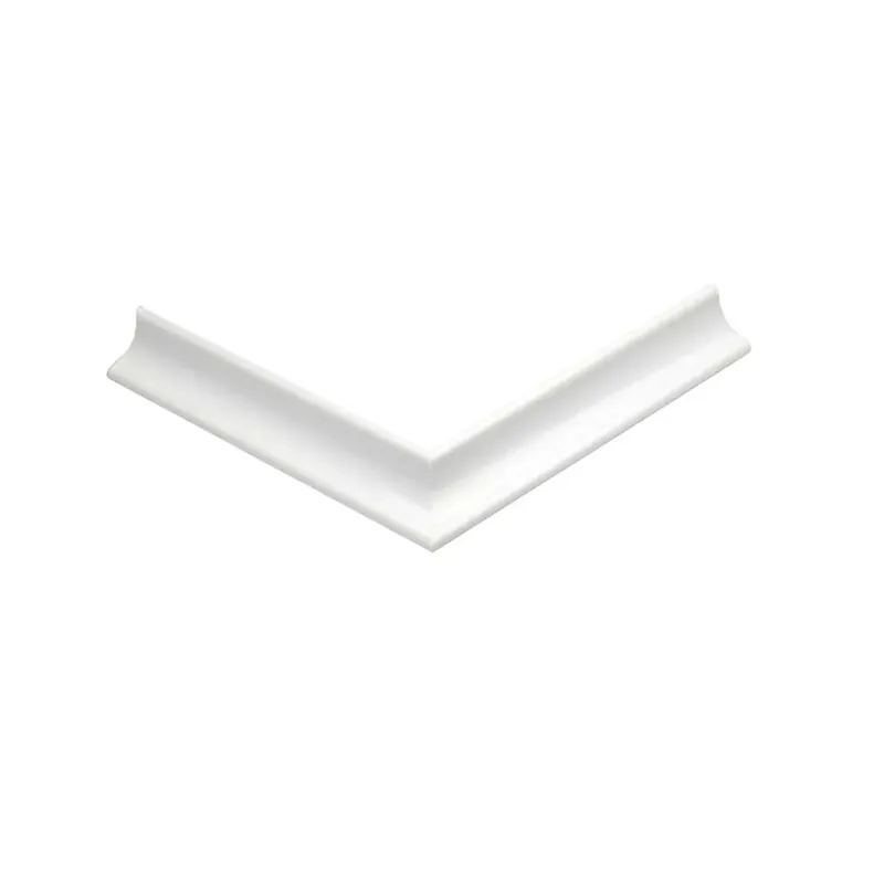 Profilo angolare a due vie in pvc autoadesivo Mignon bianco