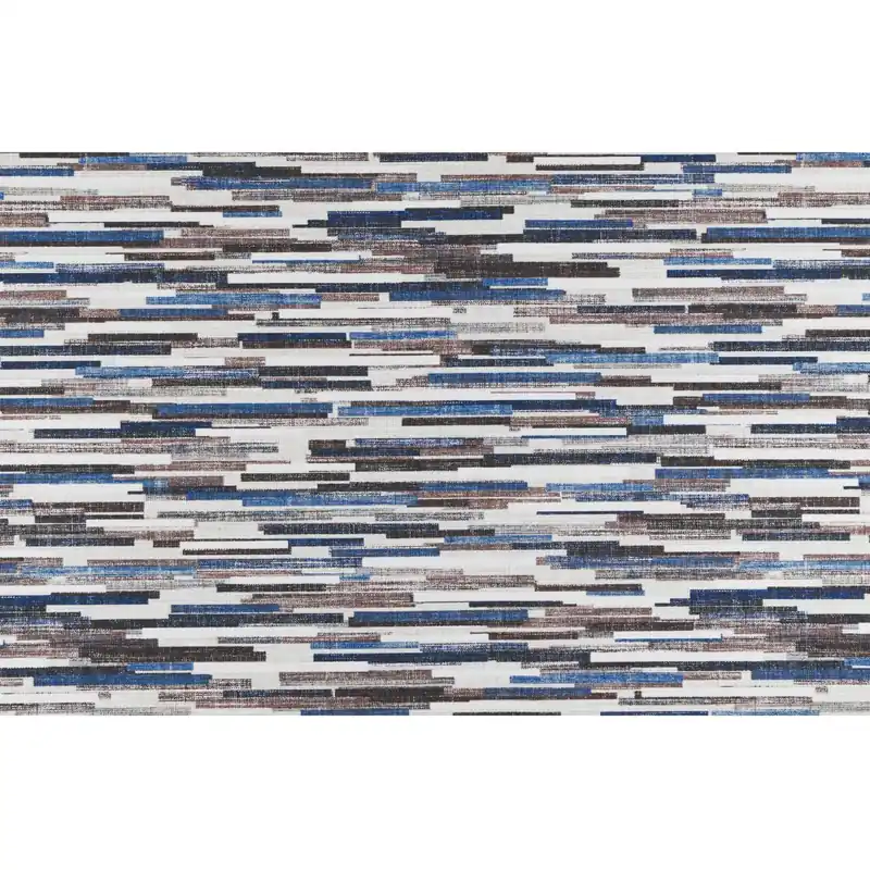 Tappeto cucina "Dream Stripes" blu 50 x 120 cm