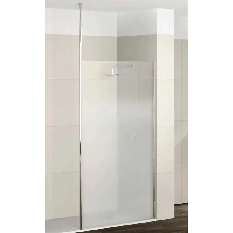 Doccia Walk in Kalt 100 cm supporto a soffitto argento/lastra decoro 4