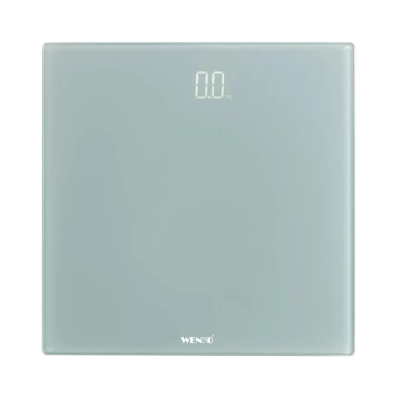 Bilancia digitale Wenko Display a LED vetro grigio max 150 kg