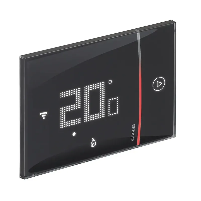 Cronotermostato Smart Home WiFi Bticino da incasso nero