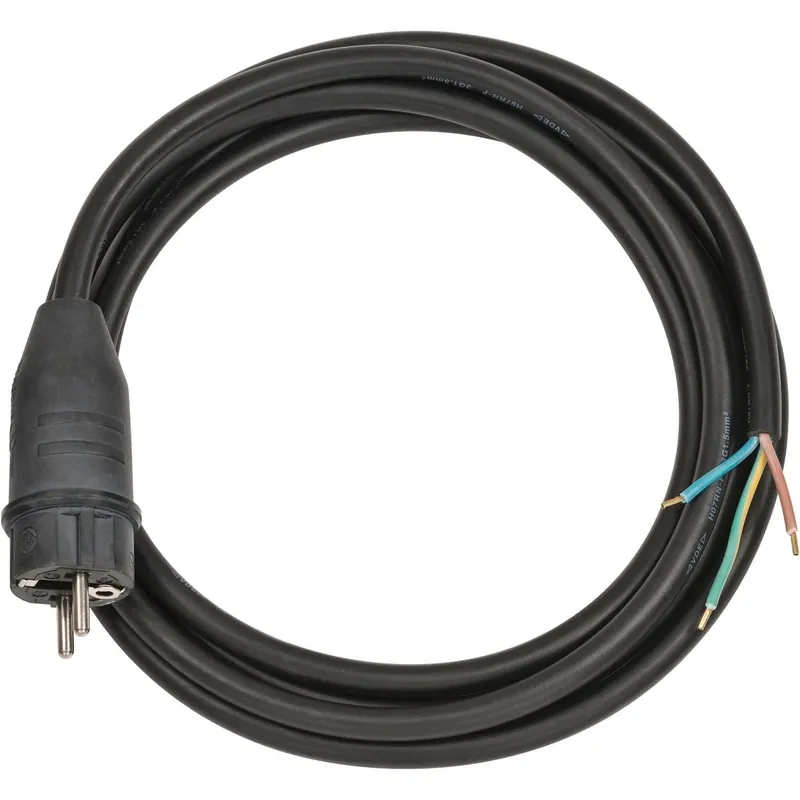 Cavo allacciamento brennenstuhl® 3G1,0 3 poli 3m nero