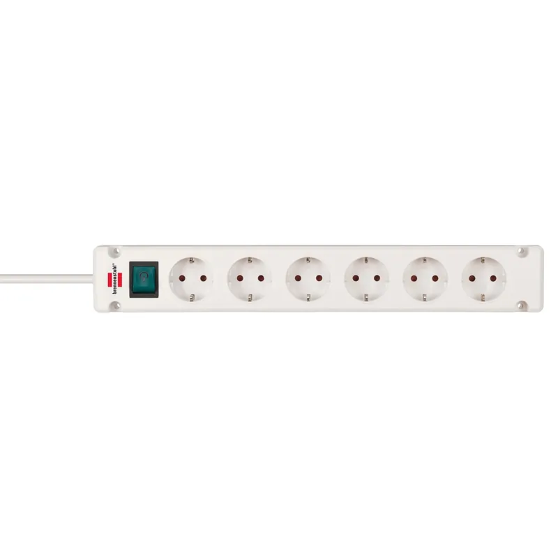 Multipresa 6 prese Bremounta brennenstuhl® bianco 3m
