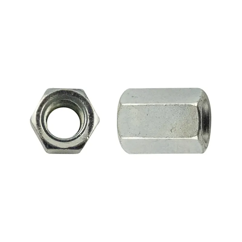 Dado giunzione esagonale din 6334 zincato m10x30 pz2