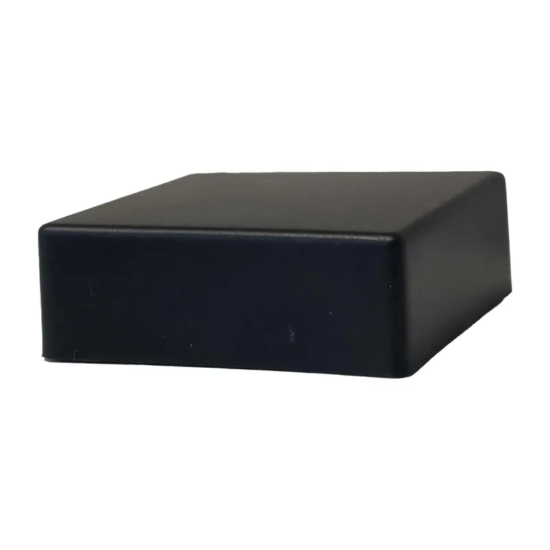 Copripalo in plastica 2 pz 7x7x2,5 cm nero