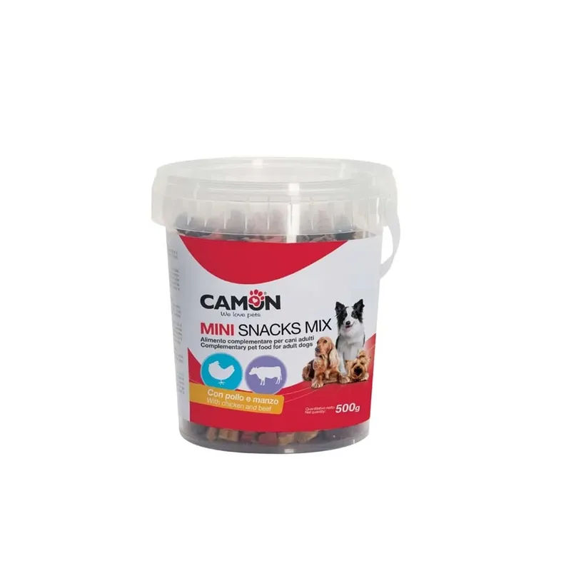 Mini snack Mix Camon con pollo e manzo 500 g