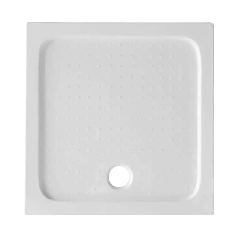 Piatto doccia Kepler in acrilico bianco 90x90 cm