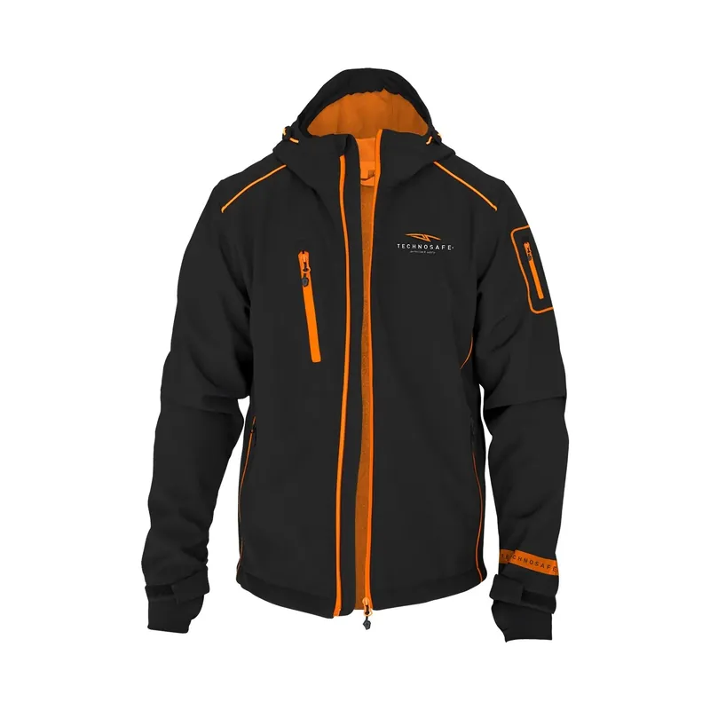 Giubbotto Softshell antivento tg XXL nero-arancio