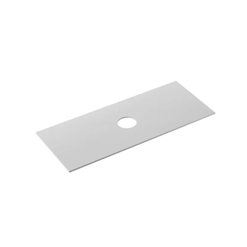 Top bagno laccato Caren con foro per lavabo sp 1,2 cm 85,5x51,2 cm