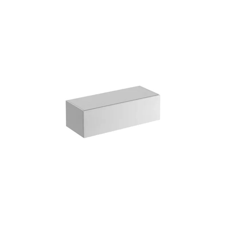 Mobile bagno base sospesa Caren 1 cassetto 35x85x45,8 cm acero