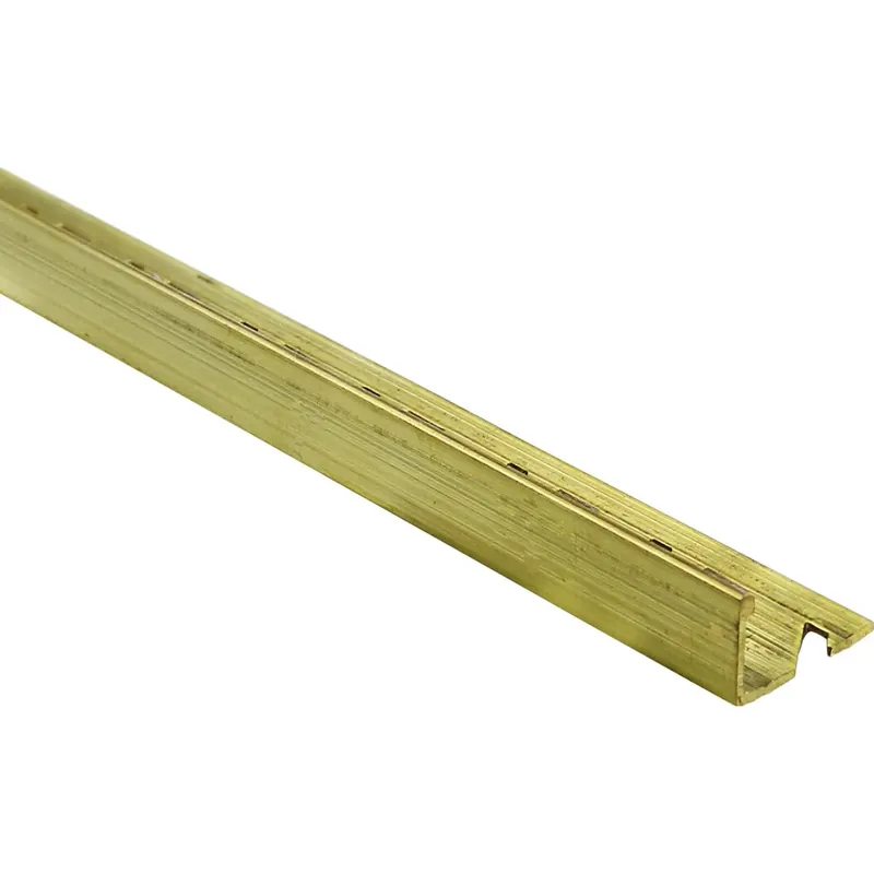 Profilo angolare ottone naturale 8 mm x 1 mm