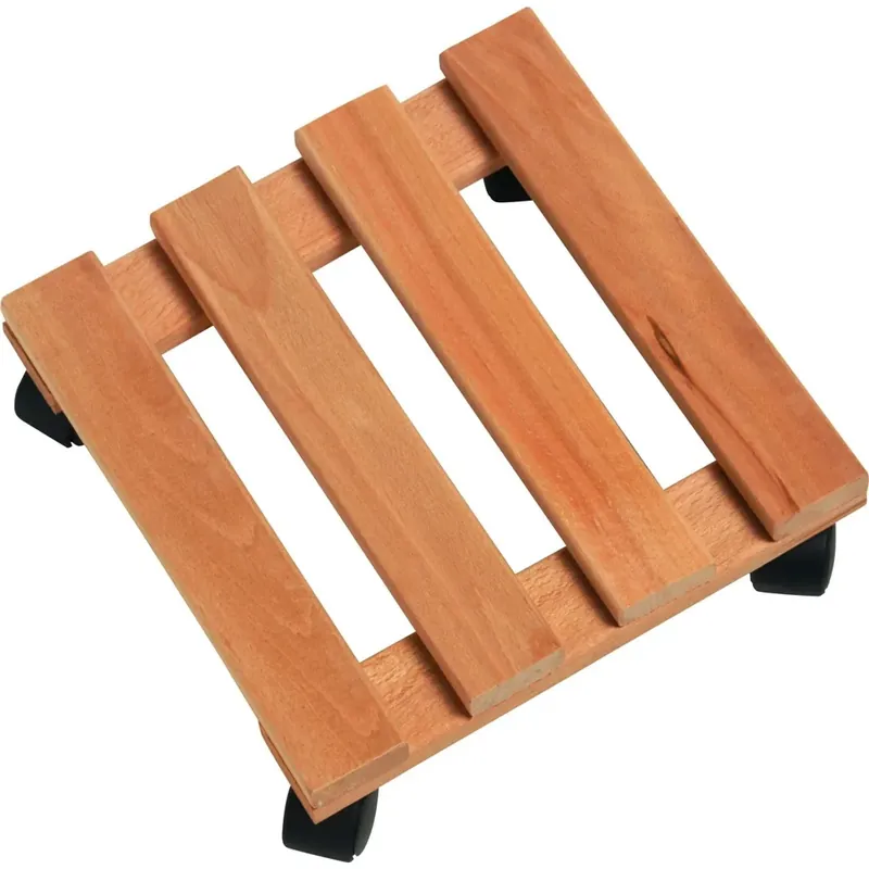 Carrello portapiante 25x25 cm faggio