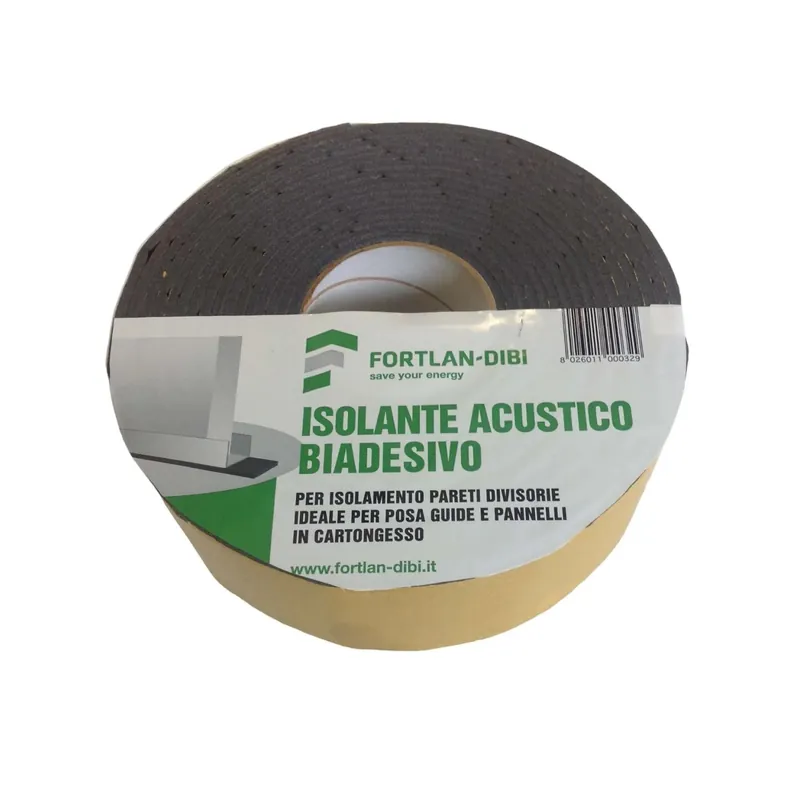Guarnizioni acustiche per posa guide cartongesso spessore 3 mm
