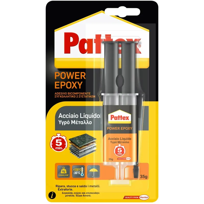 Colla bicomponente Pattex Acciaio Liquido 35 g