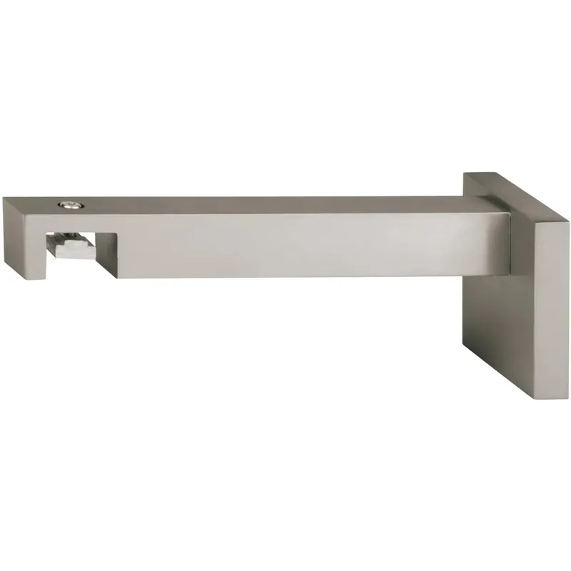 Supporto bastone tenda Go a 1 via acciaio 13x1,8x1,8 cm