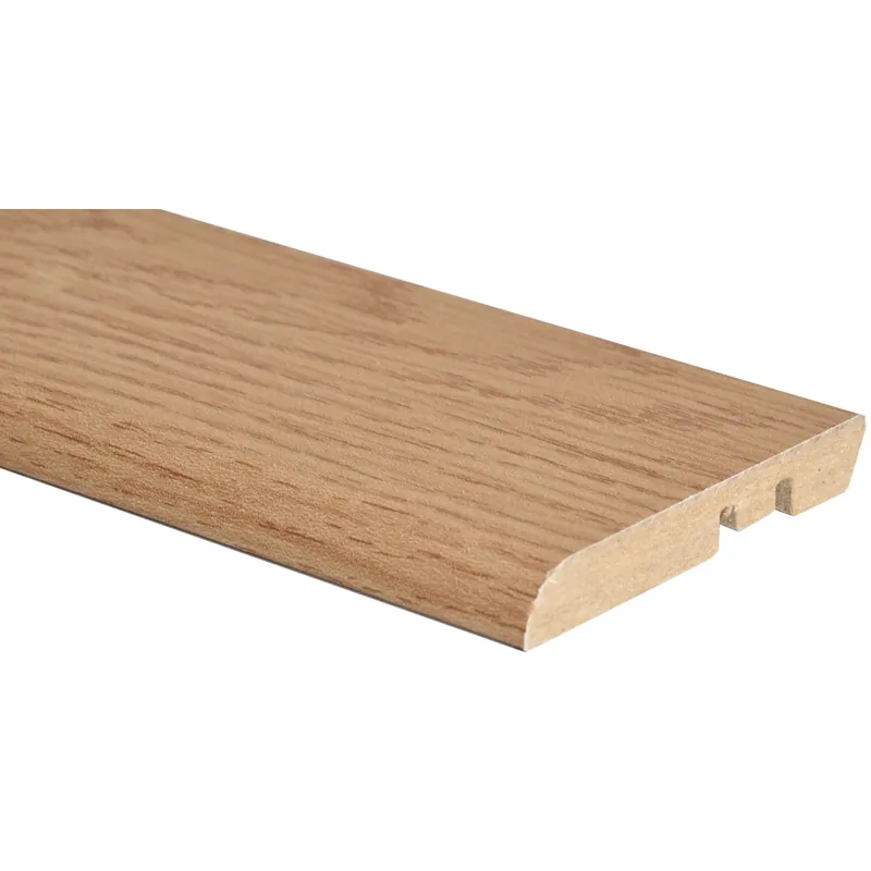 Battiscopa in MDF rivestito rovere H 6,5 cm