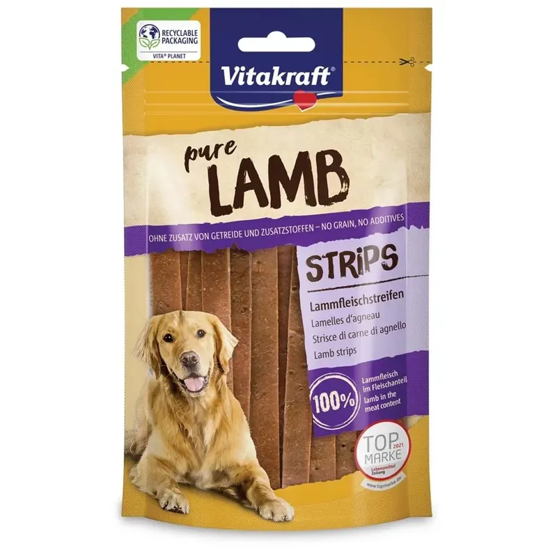 Strisce con carne di agnello 80 g