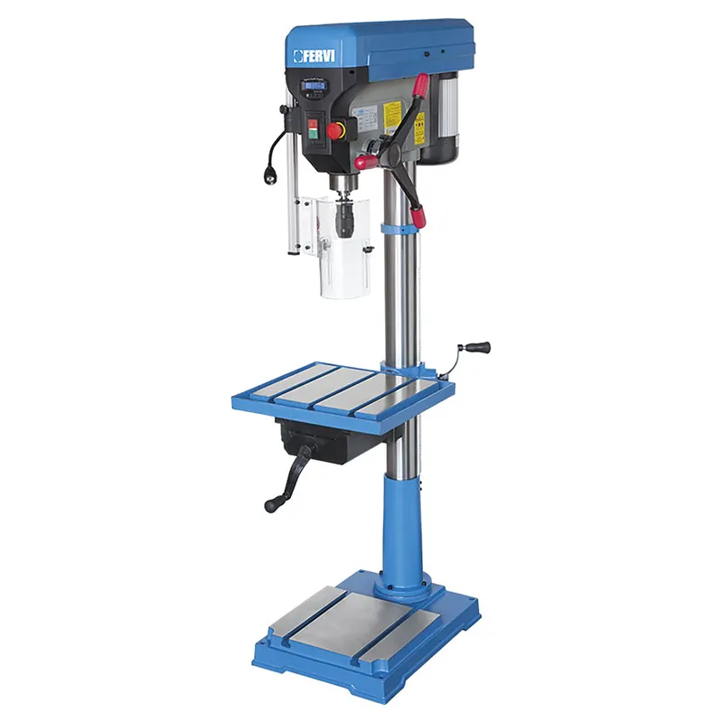 TRAPANO A COLONNA DA TERRA FERVI 1500 W 0252/230V FORATURA CONTINUA Ø 20 mm CM4
