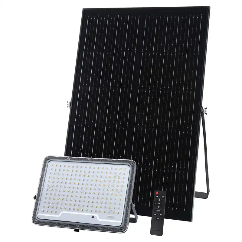 PROIETTORE SOLARE SUPREMA IN ALLUMINIO HP 3700lm 4000K CON TELECOMANDO E CAVO DA 3m