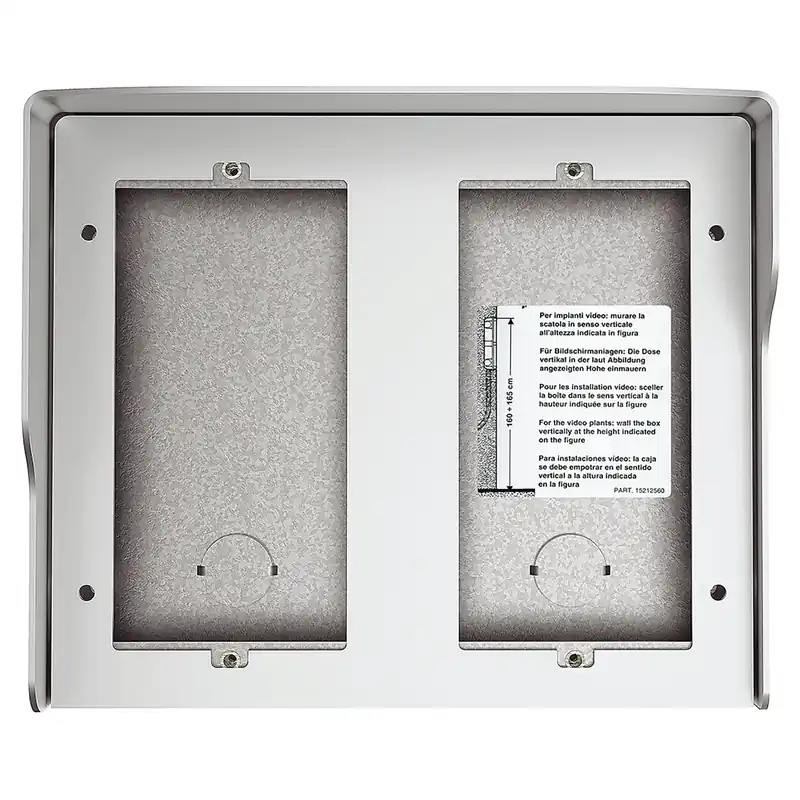 SCATOLA ESTERNO MURO 4 MODULI ALLMETAL BTICINO 350641